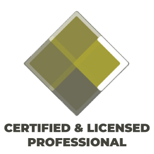 Certified and Licensed Professional badge
